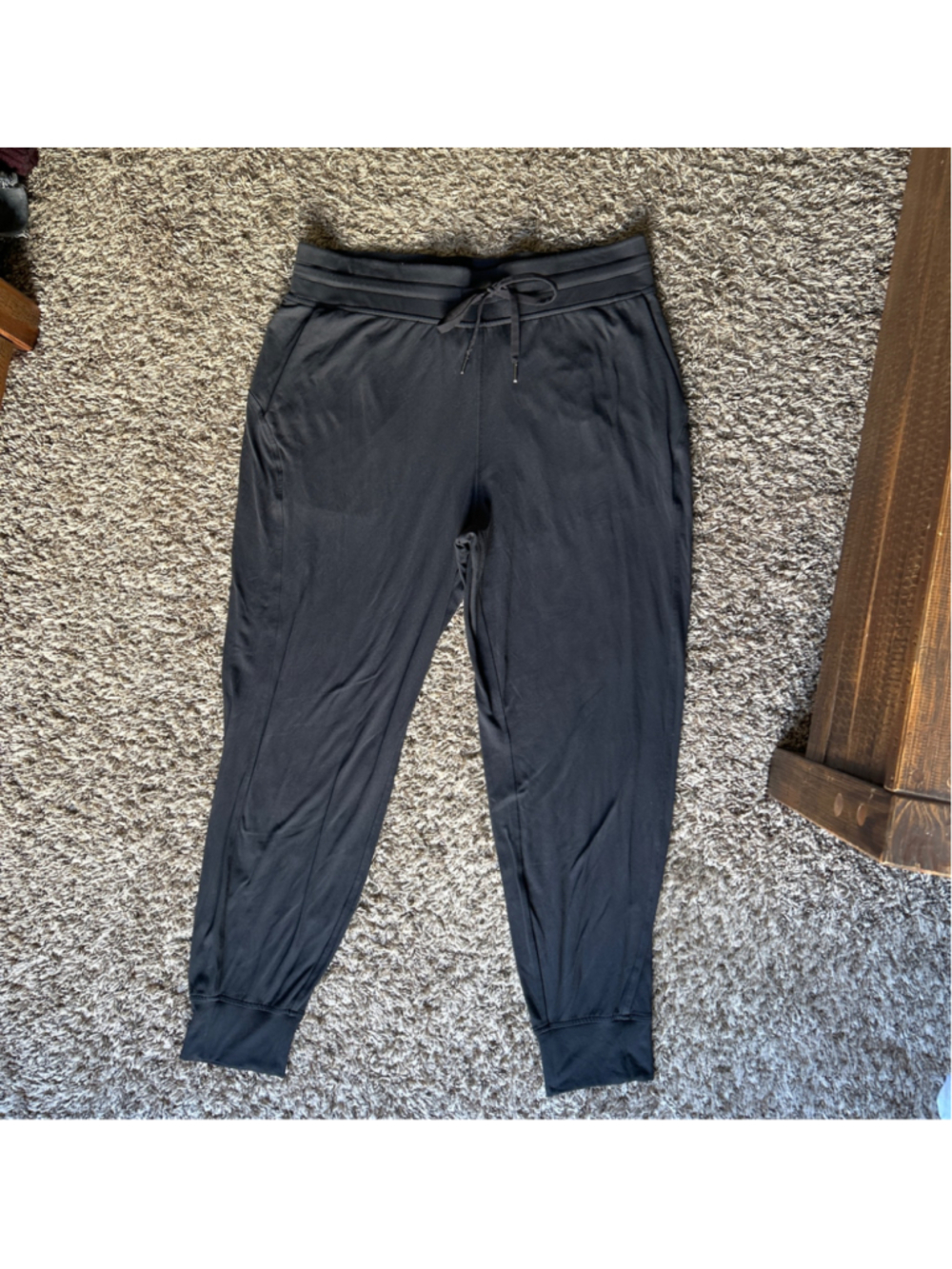 Lululemon Black Ready to Rulu Joggers Women's Size 14 - Picture 2 of 5